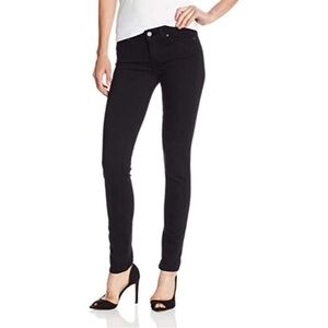 Sz27 Paige Skyline Skinny Pants in Black Shadow GUC